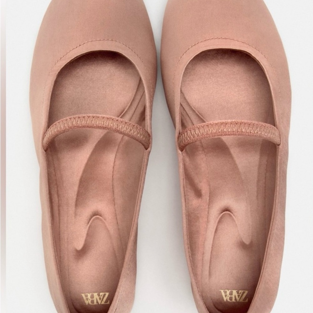 Zara Women's Blush Pink Flats